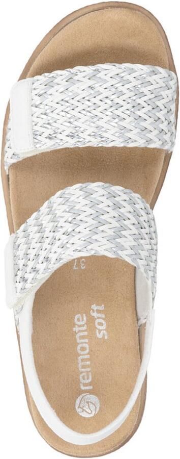 Remonte Sandaal Wit Zilver