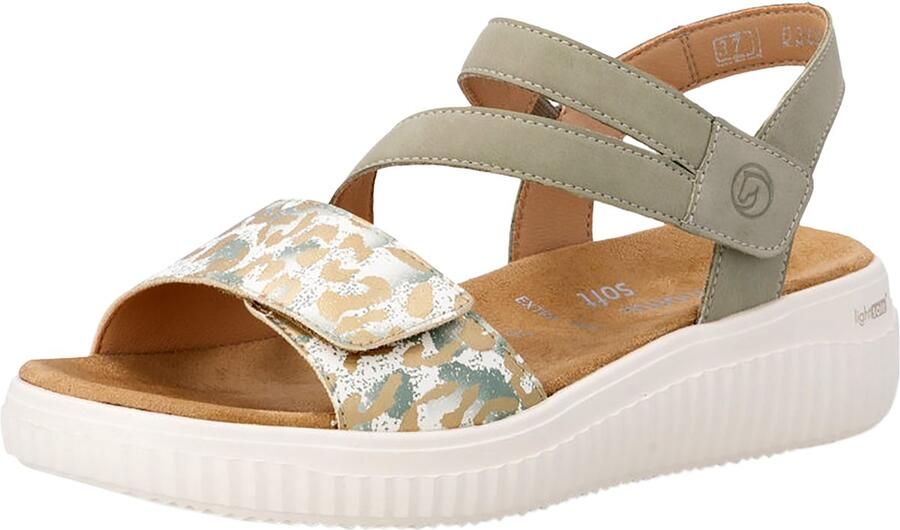 Remonte Sandale en cuir Compensé Softina