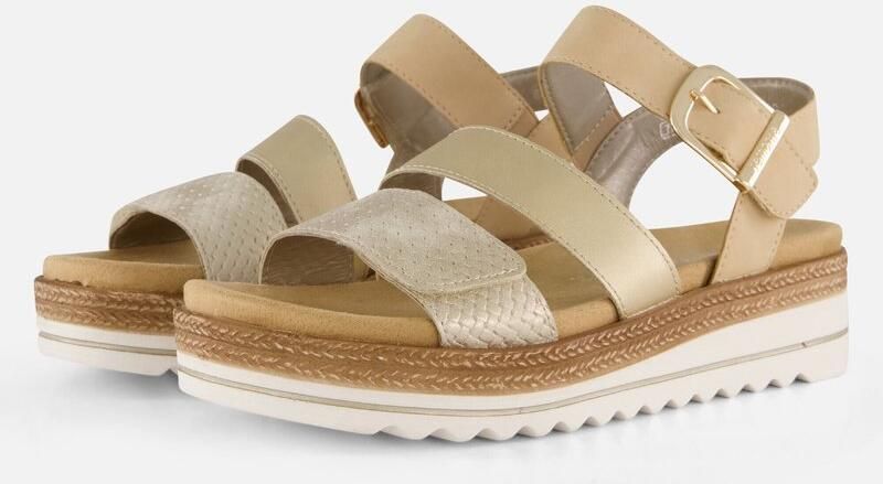 Remonte Sleehaksandaaltjes sleehak zomerschoenen sandalen in vegan verwerking - Foto 2