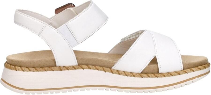 Remonte Sandalen Plat Sandalen Plat Gebroken wit - Foto 3