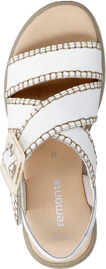 Remonte Sandales en cuir Compensée Macao