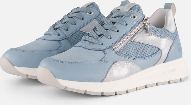 Remonte D2G11-12 Sneakers Blauw Leer Dames Blauw - Foto 3