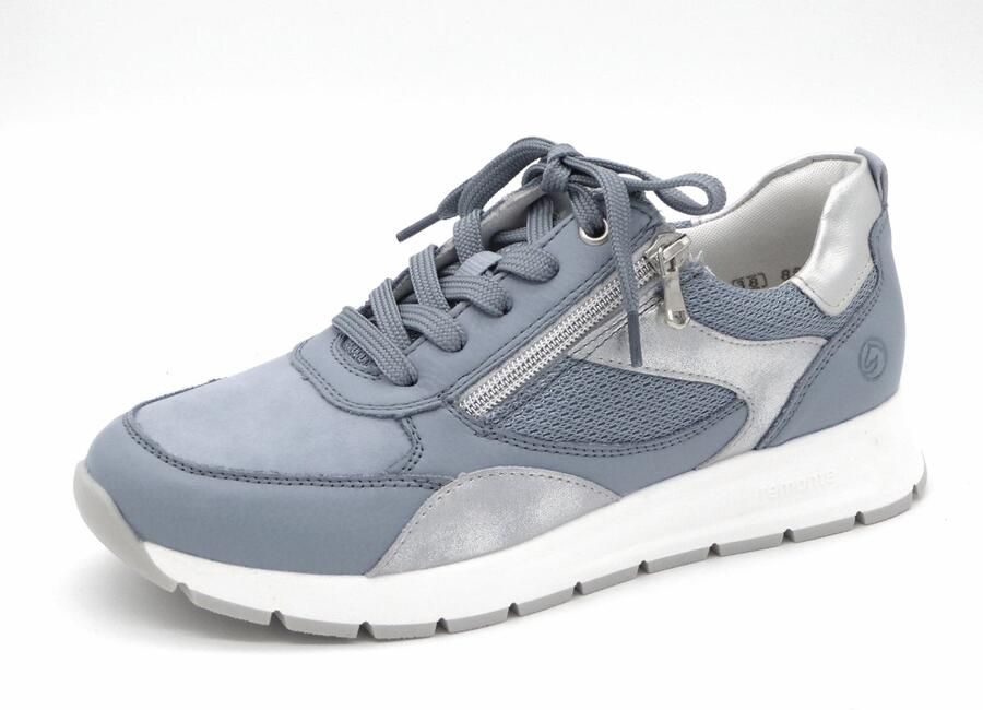 Remonte D2G11-12 Sneakers Blauw Leer Dames Blauw - Foto 2