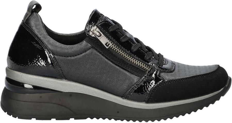 Remonte Sneakers Laag Veterschoenen Laag zwart