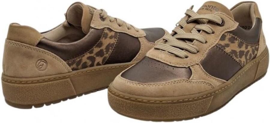 Remonte Sneakers sheepsuede sand sneaker