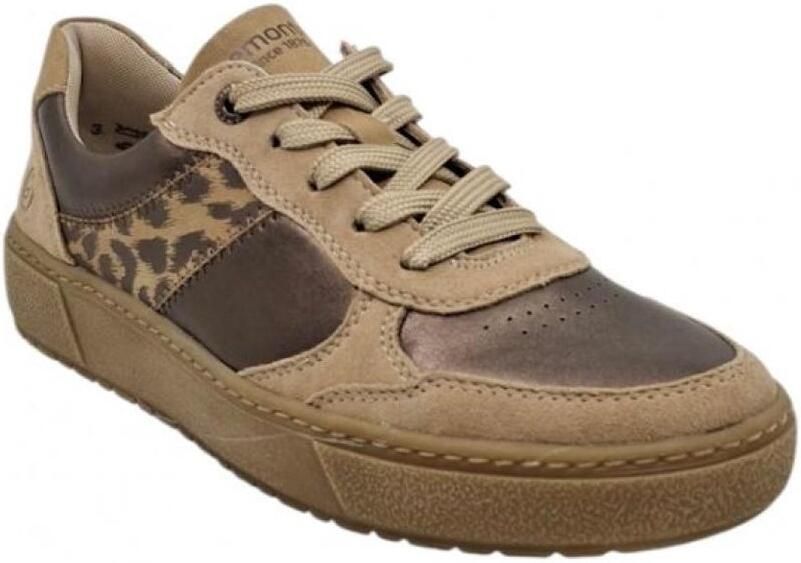 Remonte Sneakers sheepsuede sand sneaker