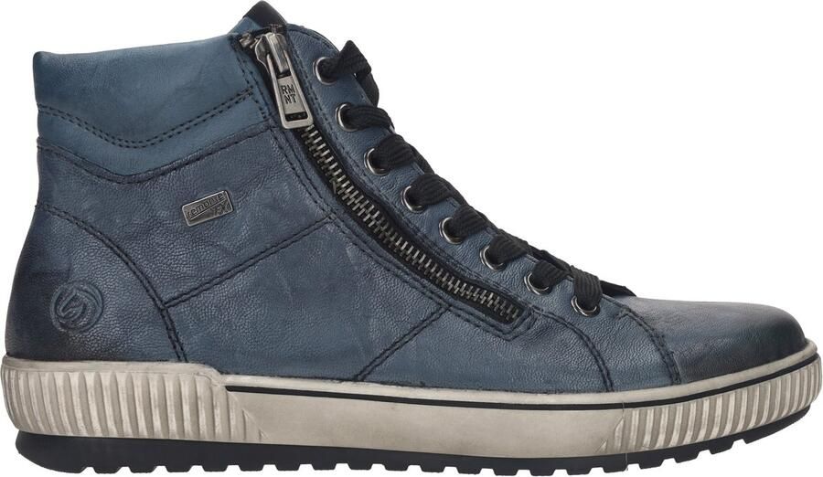 Remonte Veterschoenen platform lace-up ankle boots in crash look