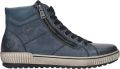 Remonte Veterschoenen platform lace-up ankle boots in crash look - Blauw