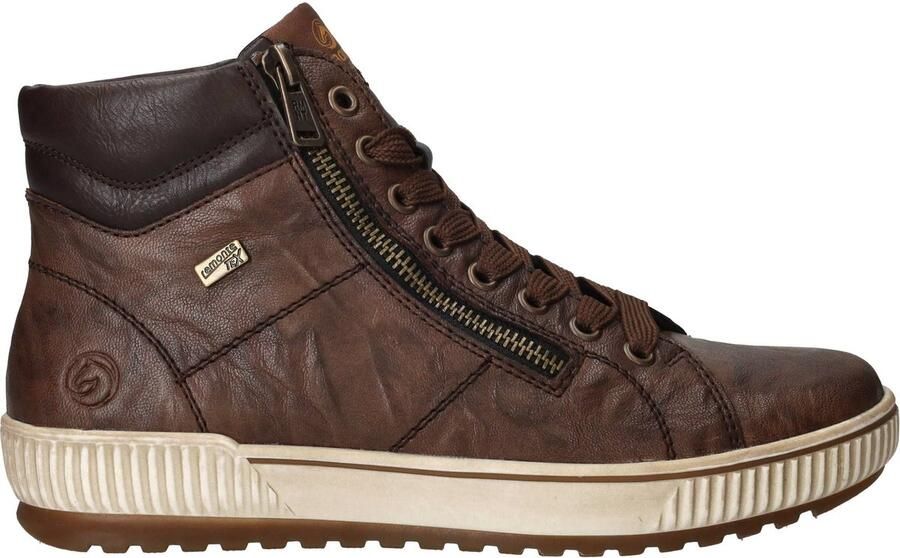 Remonte Veterschoenen platform lace-up ankle boots in crash look