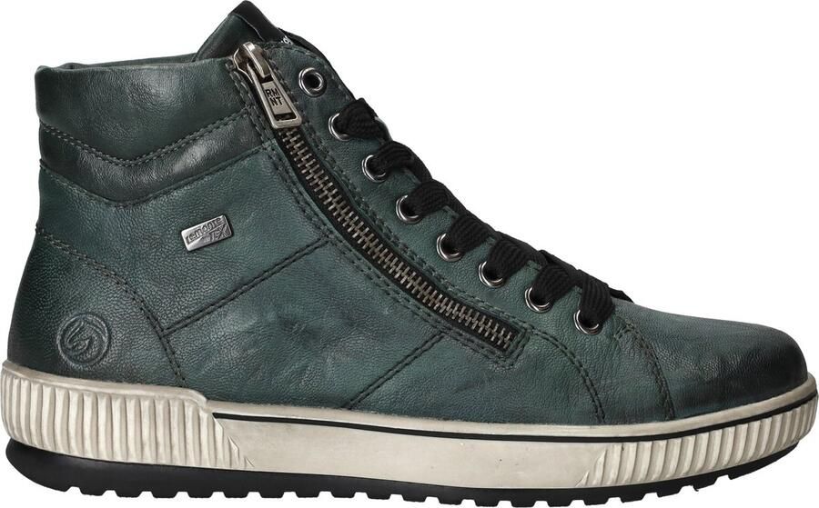 REMONTE Sneakers hoog donkergroen