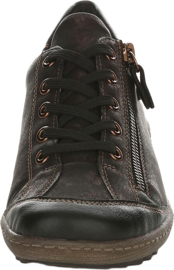 Remonte Veterschoenen vrijetijdsschoen lage schoen veterschoen met zijrits - Foto 3