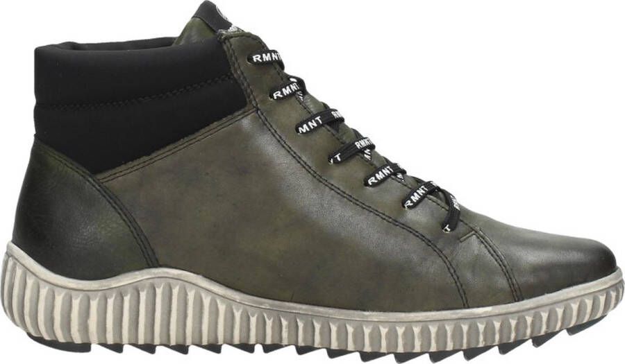 Remonte Veterlaarsjes blokhak laarsjes veterschoenen flats in used look - Foto 7