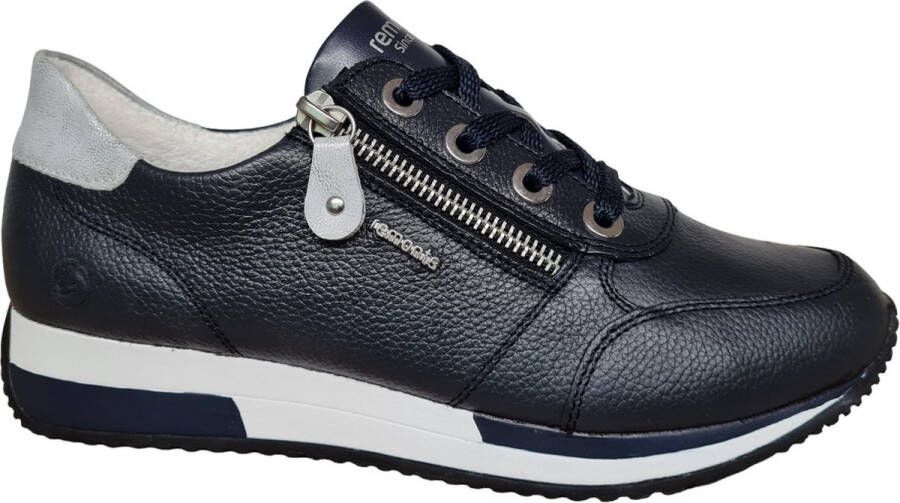 Remonte Zachte Sneaker Blauwe Combinatie Stijlvol Comfort - Foto 2