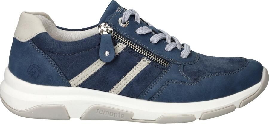 Remonte Sneakers met sleehak vrijetijdsschoen lage schoen veterschoen in vegan uitvoering - Foto 2