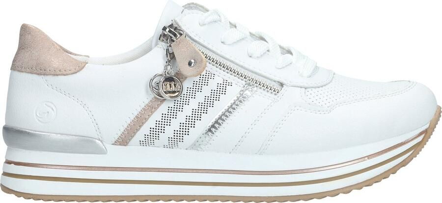 Remonte Plateausneakers ELLE-Collection met modieuze contrastafwerking vrijetijdsschoen halfhoge schoen veterschoen - Foto 12