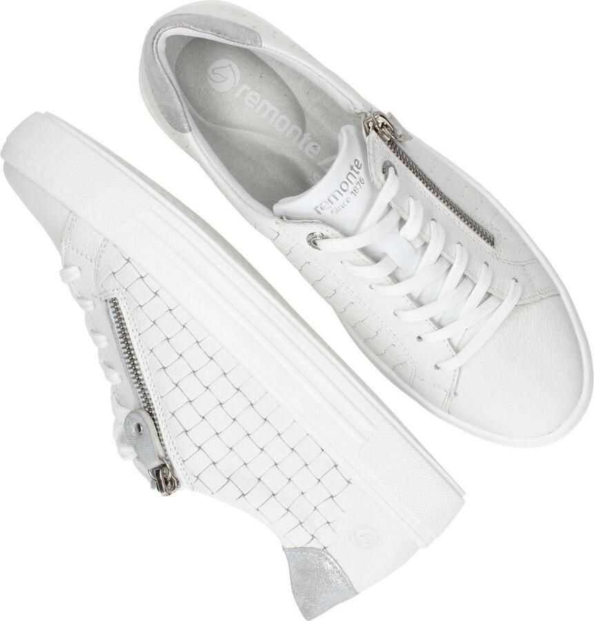 Remonte Plateausneakers ELLE-Collection met modieuze contrastafwerking vrijetijdsschoen halfhoge schoen veterschoen - Foto 2