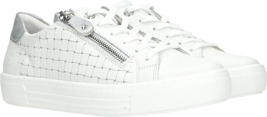 Remonte Plateausneakers ELLE-Collection met modieuze contrastafwerking vrijetijdsschoen halfhoge schoen veterschoen - Foto 13