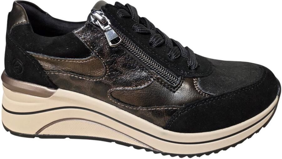 Remonte Lage Sneakers Veterschoenen Laag Veterschoenen Laag zwart Maat - Foto 3