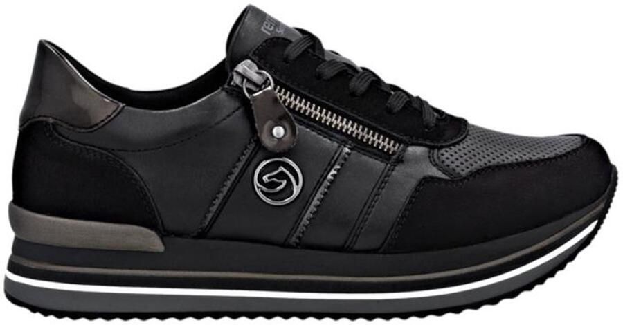 Remonte Plateausneakers Veterschoen lage schoen vrijetijdsschoen met gepolsterde schachtversteviging - Foto 2