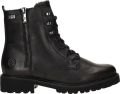 Remonte Veterlaarsjes Veterboots enkellaarsjes met waterafstotend TEX-membraan - Zwart