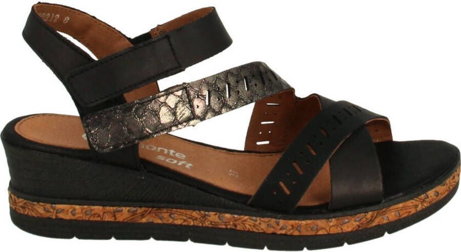 Remonte Rieker Dames schoenen D3064-01 Zwart