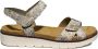 Remonte sandaal art D2049-62 beige metallic uitneembaar voetbed - Thumbnail 1