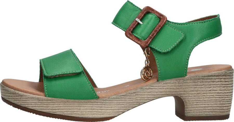 Remonte Sandaaltjes ELLE-Collection blokhak zomerschoen sandaal met klittenbandsluitingen