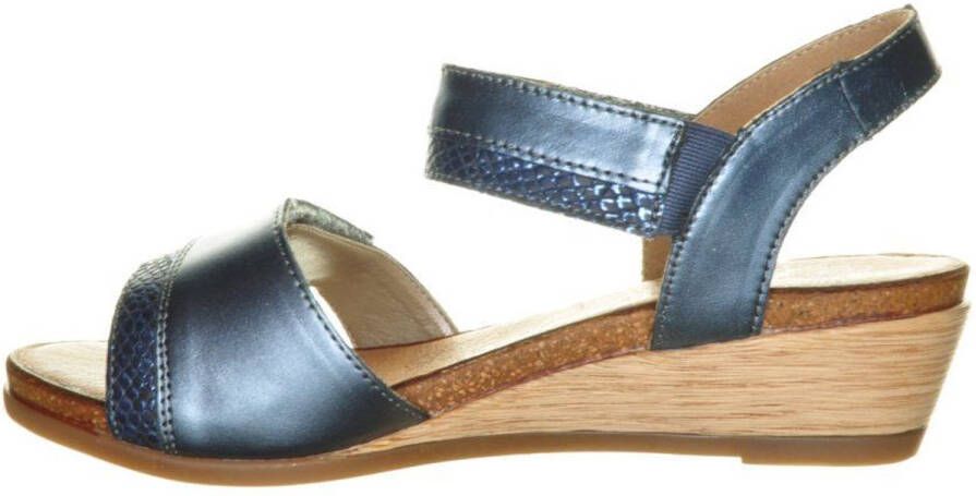 Remonte Sandalen Blauw Kurk