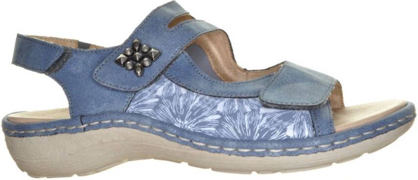 Remonte Sandalen Blauw Steunzolen