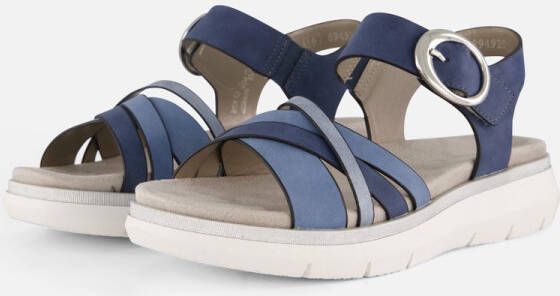Remonte Sandalen blauw Synthetisch Dames