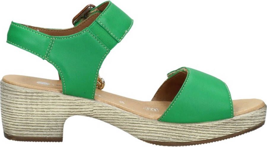 Remonte Sandaaltjes ELLE-Collection blokhak zomerschoen sandaal met klittenbandsluitingen - Foto 3