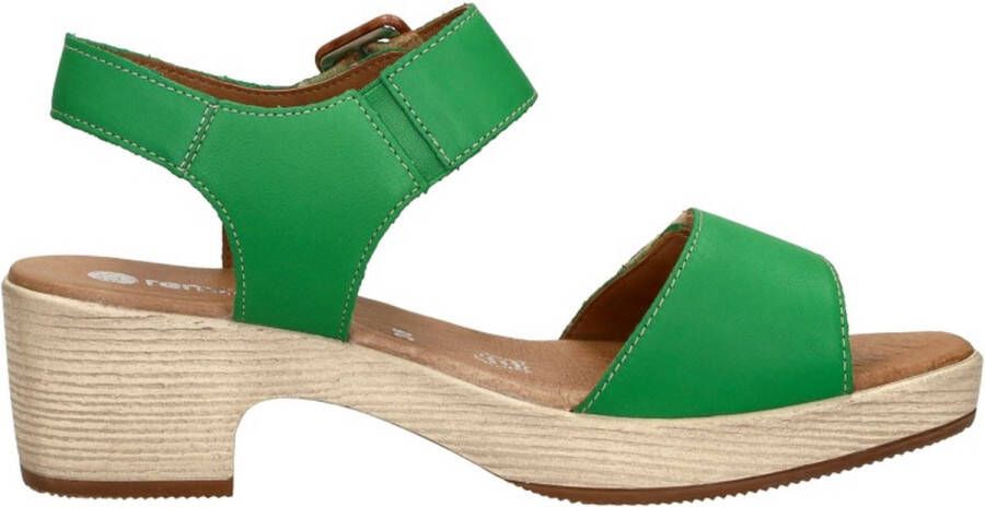 Remonte Sandaaltjes ELLE-Collection blokhak zomerschoen sandaal met klittenbandsluitingen - Foto 5