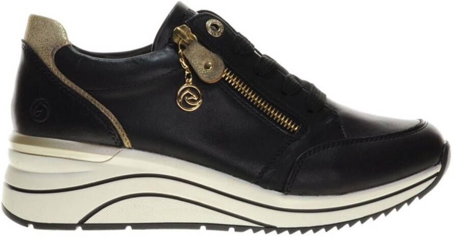 Remonte Schoenen Zwart Rits