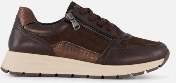 Remonte Sneakers bruin Synthetisch Dames