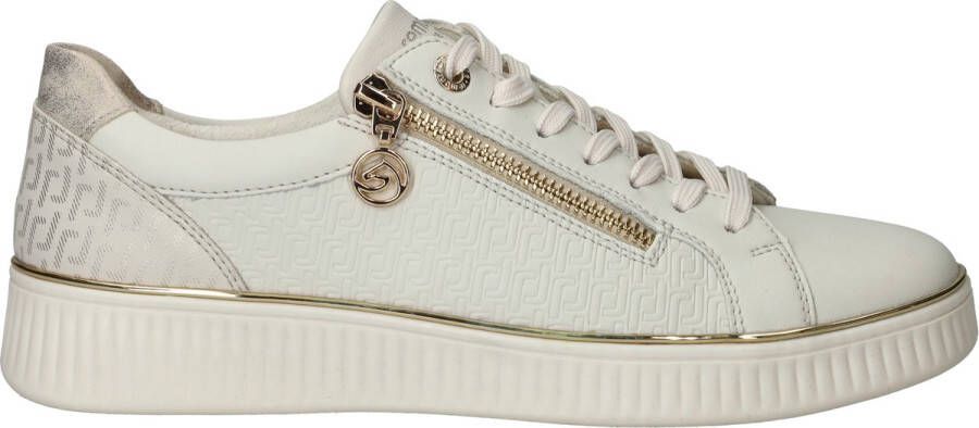 Remonte Plateausneakers vrijetijdsschoen lage schoen veterschoen met zijrits