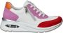 Remonte Sneakers met sleehak Elisabeth Hurley-Collection vrijetijdsschoen lage schoen veterschoen met uitneembare zachte inlegzool - Thumbnail 1