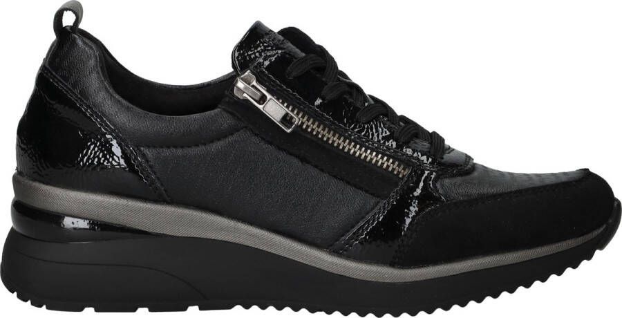 Remonte Sneakers Laag Veterschoenen Laag Zwart