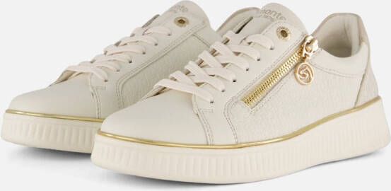 Remonte Plateausneakers vrijetijdsschoen lage schoen veterschoen met zijrits