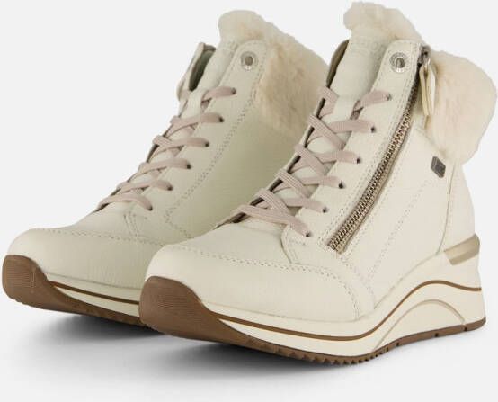 Remonte Winterlaarsjes sleehak veterschoenen met waterafstotende tex-membraan
