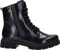 Remonte Veterlaarsjes Veterboots enkellaarsjes profielzool met glitter-veters - Blauw