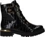 Remonte Veterlaarsjes blokhak veterschoenen in krokodillenlook binnenrits - Thumbnail 1