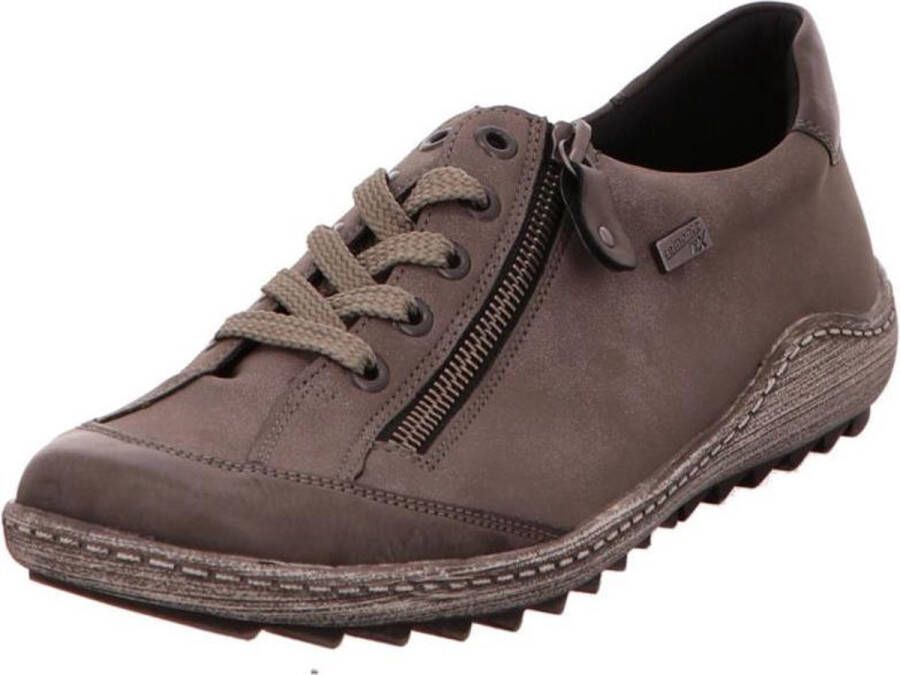 Remonte Grijze veterschoenen voor dames