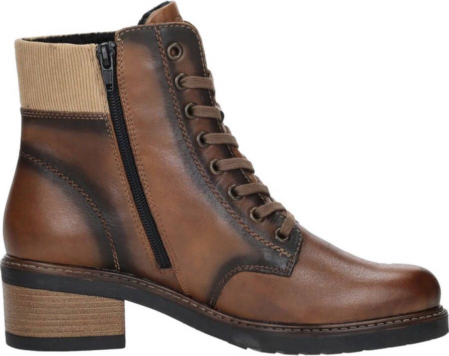 Remonte Stoere Bruine Veterboot voor Dames Bruin