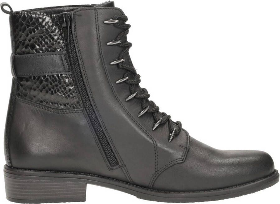 Remonte Groene Leren Veterschoenen voor Dames Green Dames