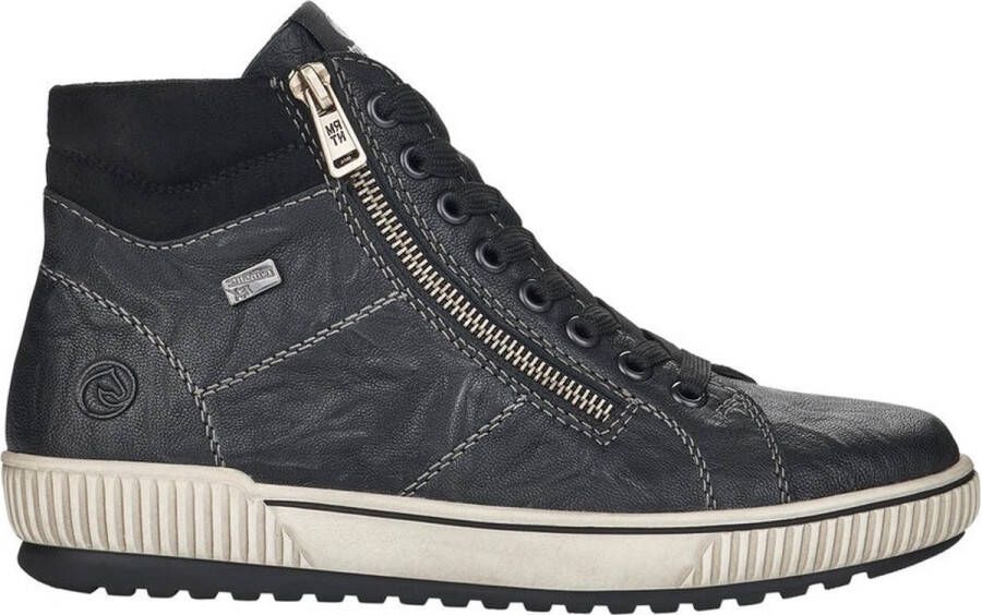 Remonte Veterschoenen platform lace-up ankle boots in crash look