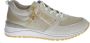 Remonte Beige Metallic Glitter Sneaker met Rits Beige Dames - Thumbnail 7