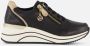 Remonte Stijlvolle Comfort Sneaker met Gouden Accenten Black Dames - Thumbnail 1