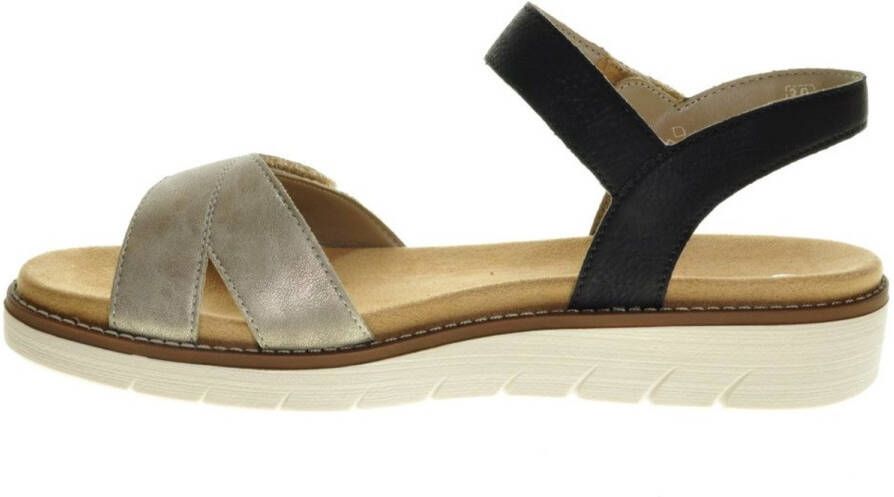 Remonte Zwarte Sandalen Comfort