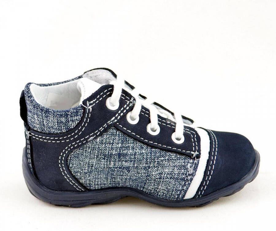 Renbut Leren- jongens schoenen met jeans look