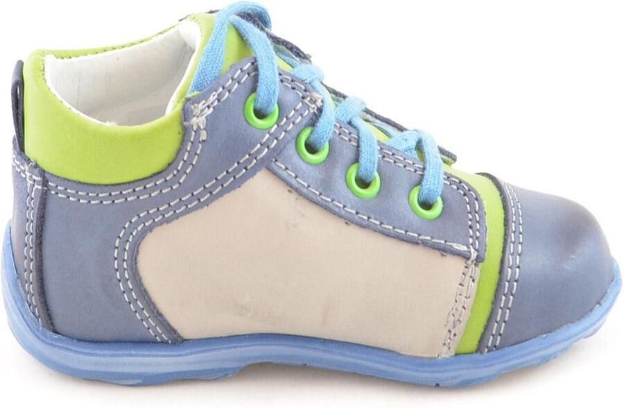 Renbut Blauw groene leren jongensschoenen - Foto 2